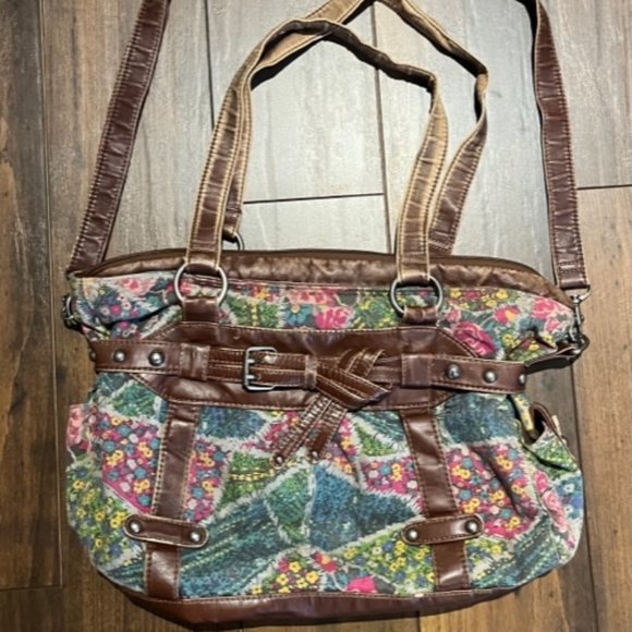 Sparrow True Multi-Coloured Floral Bag Purse - Picture 1 of 4